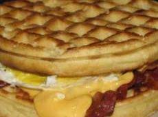 Breakfast Waffle Sandwich