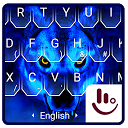 Ice Neon Wolf Keyboard Theme 6.10.28 APK Скачать