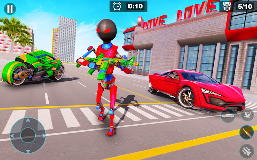 Spider Stickman Robot Game 3D