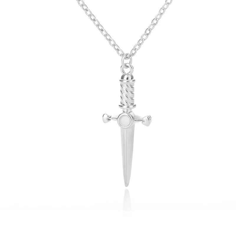 Title 5, Heren Hip Hop Ketting Gouden Dolk Ridder, een o...