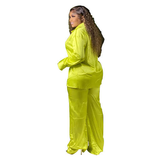 Title 5, Autumn New Womens Plus Size Two-piece Set Soli...