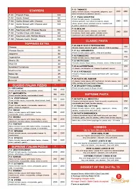 Pizza Stop menu 1