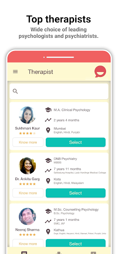 Screenshot TickTalkTo Counseling Therapy