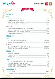 Biryanme menu 1