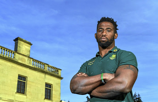 IRISH CHALLENGE Siya Kolisi poses for a portrait after a Springbok media briefing on Thursday in Dublin, Ireland Picture: Gallo Images