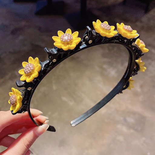 Title 4, Cartoon Fruit Headband Multi-layer Hollow Woven...