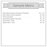 Babe Di Rasoi menu 1