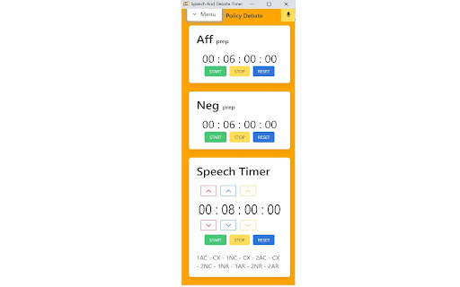 Speech And Debate Timer