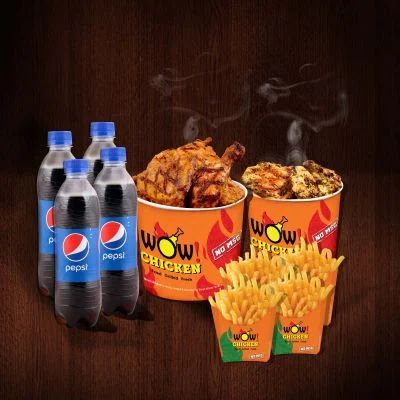 Grilled Bucket Meal Combo For 4