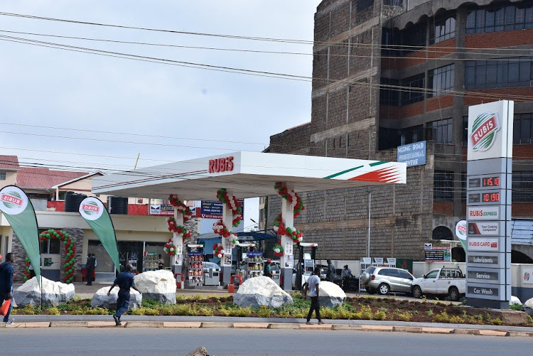 Newly rebranded Ngong Racecourse petrol station./RUBIS