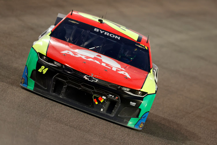 William Byron, driver of the #24 Axalta Chevrolet, during the NASCAR Cup Series Dixie Vodka 400 at Homestead-Miami Speedway on February 28 2021 in Florida, US.