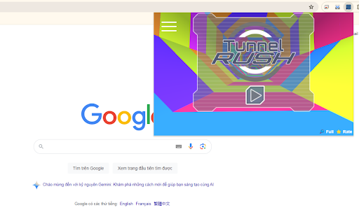 Tunnel Rush pour Chrome