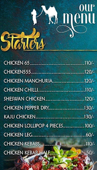 Zaffran Family Restaurant menu 2