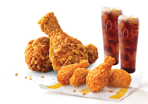 2 Pc Crispy Fried Chicken + 4 Pc McSpicy Chicken Wings + 2 Coke