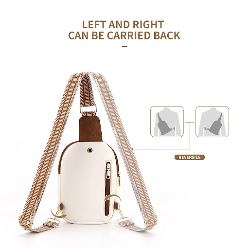 Title 5, Leather Detachable Dual-purpose Crossbody Bag V...