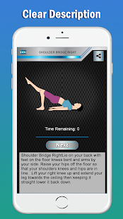 Pilates : Home Fitness Workout & Routine Exercises Screenshot