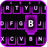 Purple Neon Emoji Keyboard Apk