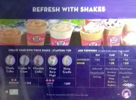 Baskin Robbins menu 1