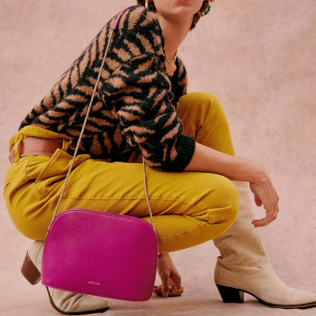 Title 3, Maglione autunnale con stampa zebrata e leopard...