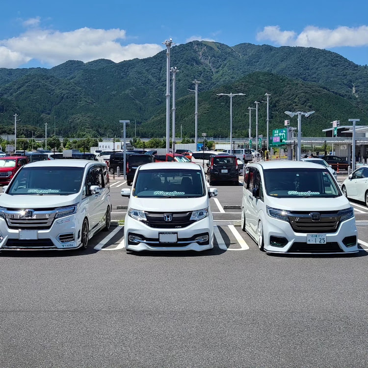 ステップワゴンスパーダの低そうで低くない少し低い車・8月もよろしくお願いします・ピックアップチャレンジに関するカスタム事例の投稿画像4枚目
