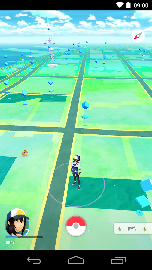   Pokémon GO: captura de tela 
