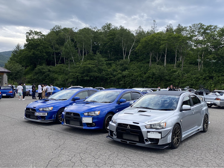 ランサーエボリューションの志賀オフ・志賀高原インプ＆エボオフ・エボミ・避暑地に関するカスタム事例の投稿画像8枚目