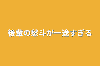 後輩の愁斗が一途すぎる