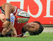 Ryohei Yamanaka of Japan is tackled during the HSBC Asian 5 Nations match between Japan and Arabian Gulf at Prince Chichibu Stadium on May 8, 2010 in Tokyo, Japan