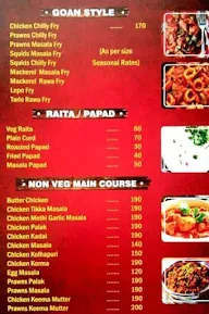 Welcome Hotel Bar And Family Restaurant menu 2