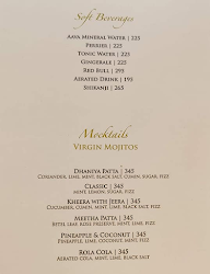 Punjab Grill menu 1