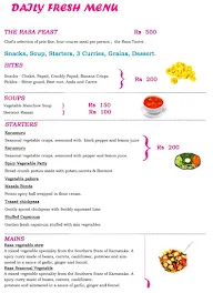 Rasa India menu 1