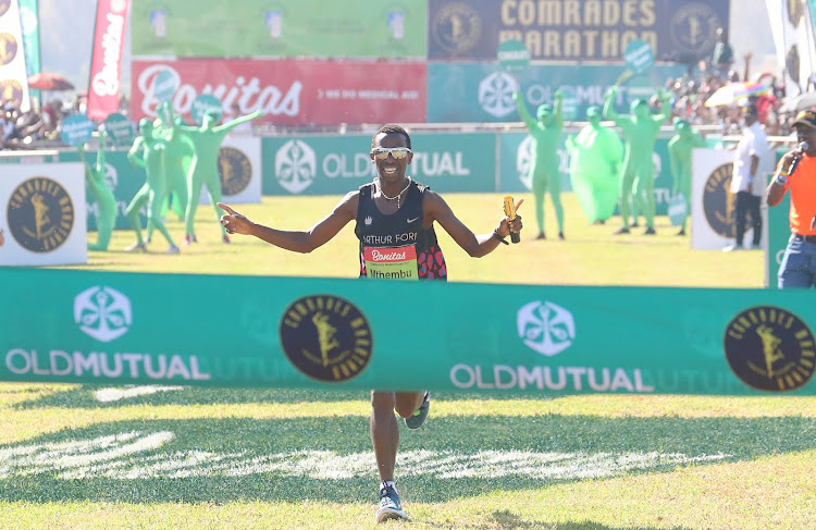 Bong’musa Mthembu will have a tough task defending his hard-earned up-run title from two years ago, especially after he won the Two Oceans Marathon quite recently.