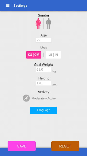 Weight Gain Calculator