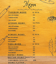 Chaumos menu 3