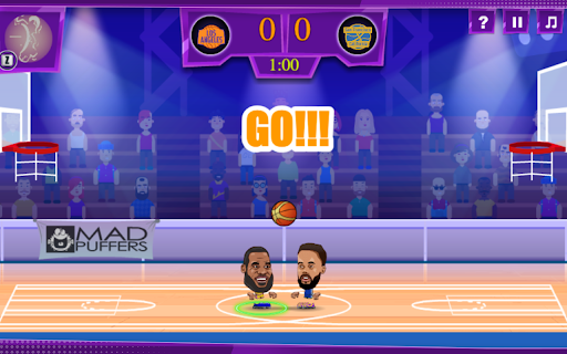 Basketball Legends Funny Heads Game