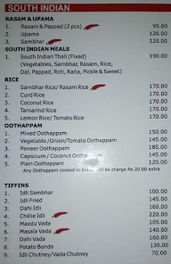 Dhananjayalu Stall menu 6
