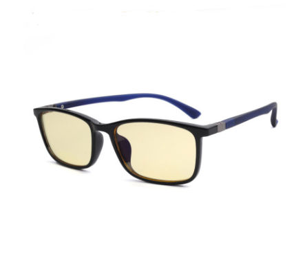 Nuevas gafas anti-azules tr90, caja ligera para hombres, gafas antiradiación con luz plana, gafas de juego esports