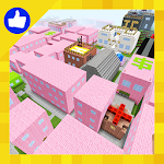 Cover Image of ダウンロード Pink City Adventure. Map for MCPE 10 APK