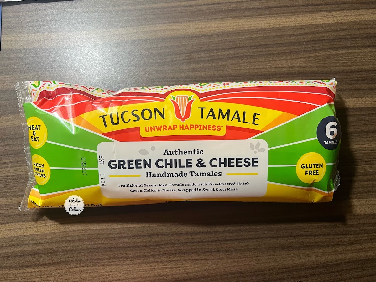 Green Chile & Cheese Tamale