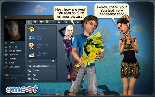 Smeet 3D Social Game Chat screenshots 2