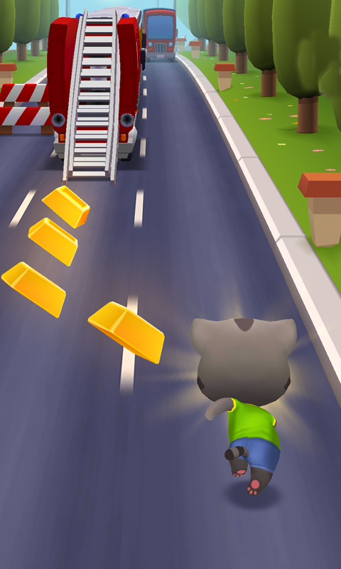 Talking Cat Run Screen 1
