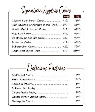 The Dessert Heaven - Pure Veg menu 