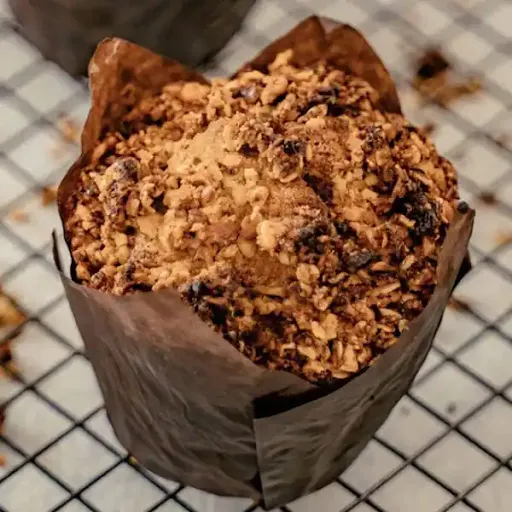 Banana And Walnut Crumble Muffin