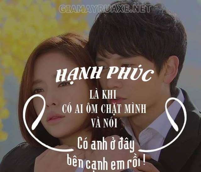 stt hạnh phúc bên anh