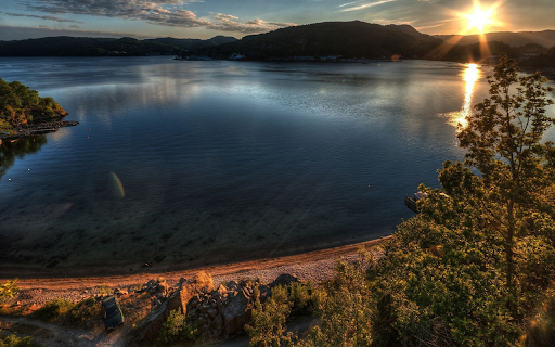 Fjord at Sunset screenshot 1
