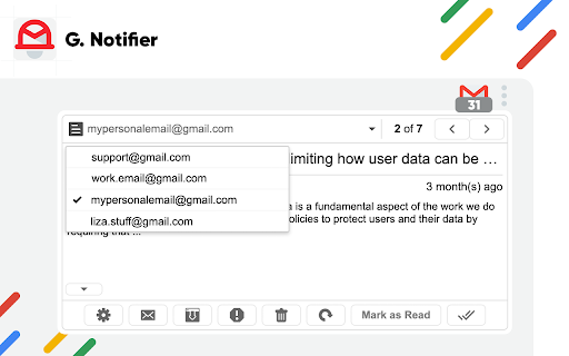 Gmail Notifier - gmail notification tool