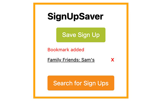 SignUpSaver Preview image 1