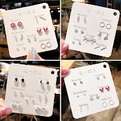 Set 7 đôi bông tai cho 7 ngày năng động dễ thương