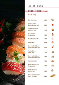 Aloha Fusion Asian Bar menu 5