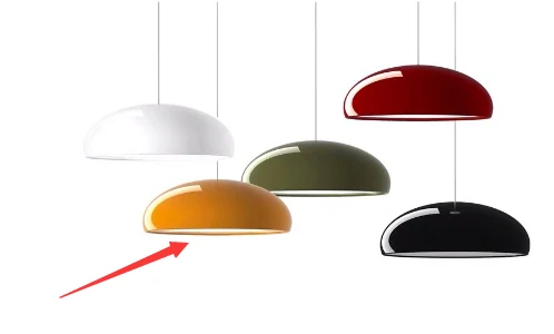 Suspension orange danoise pour restaurant, ambiance chaleureuse. Design moderne et élégant, éclairage idéal pour bars et salles à manger. Créez l'atmosphère parfaite.